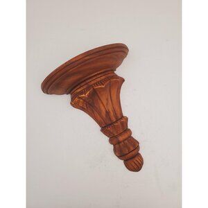 Rustic Floating Half Round Shelf - Semi Circle Wall Mounted - Solid Pine Wooden